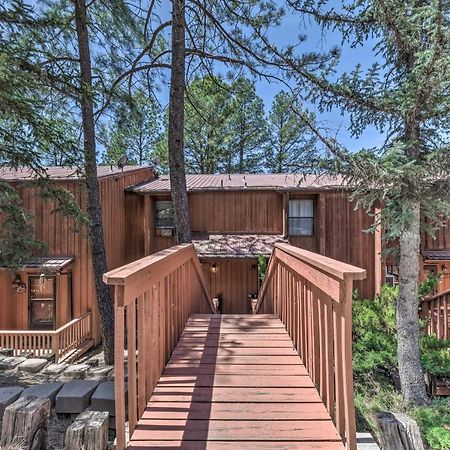 Forested Ruidoso Condo With Deck And Fireplace! מראה חיצוני תמונה