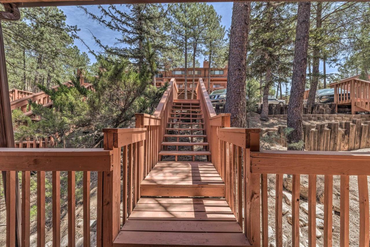 Forested Ruidoso Condo With Deck And Fireplace! מראה חיצוני תמונה