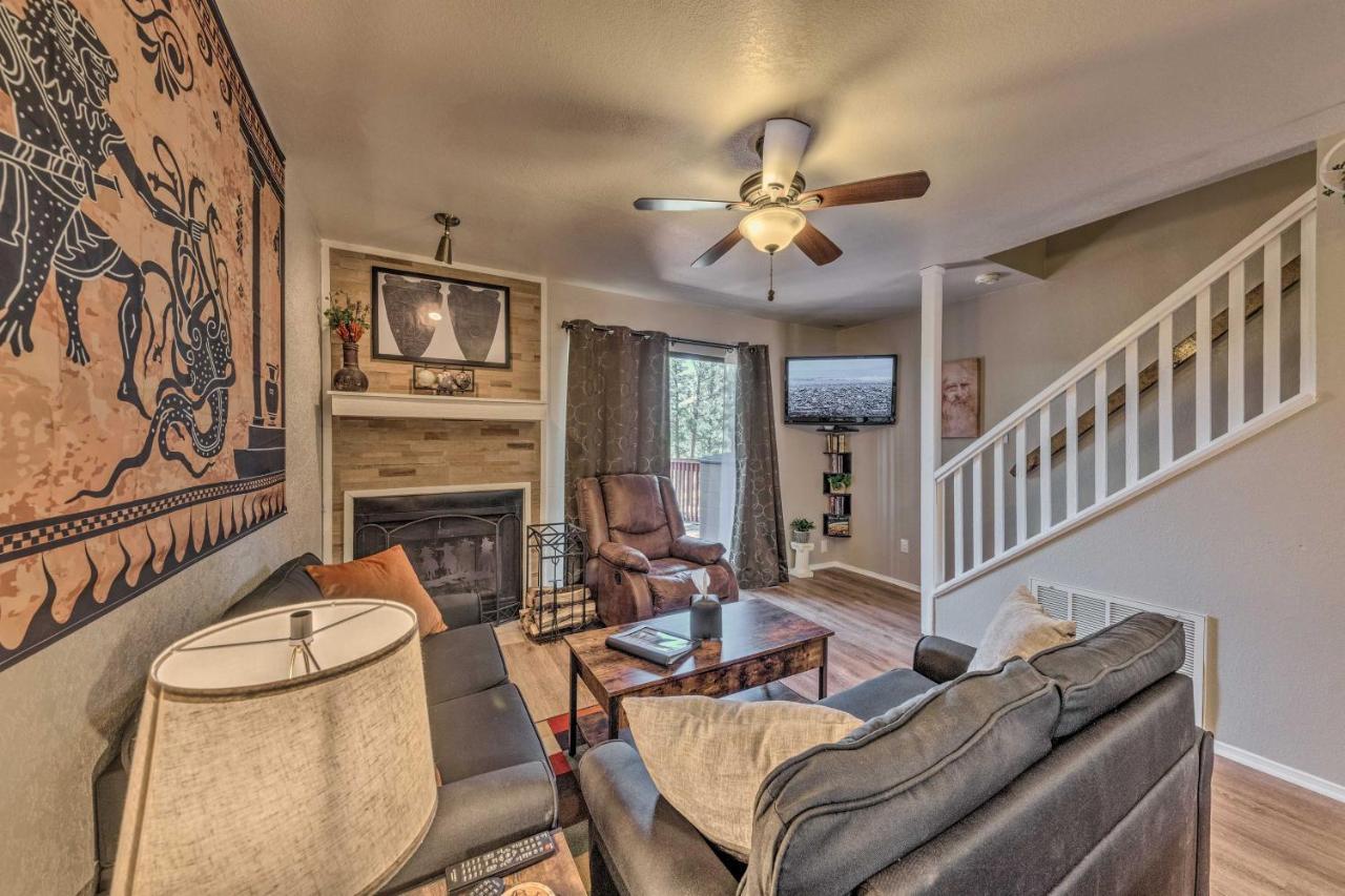 Forested Ruidoso Condo With Deck And Fireplace! מראה חיצוני תמונה
