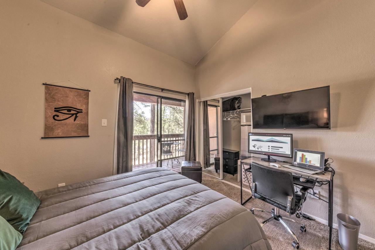 Forested Ruidoso Condo With Deck And Fireplace! מראה חיצוני תמונה