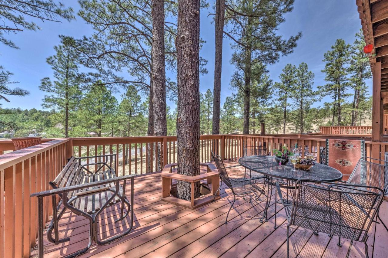 Forested Ruidoso Condo With Deck And Fireplace! מראה חיצוני תמונה